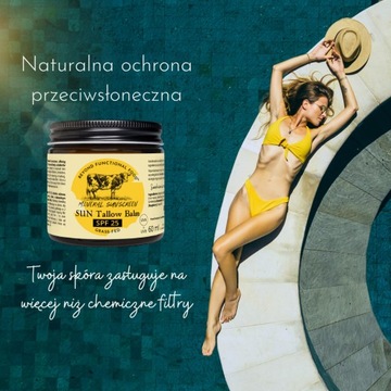 Naturalny balsam przeciwsłoneczny SPF 25 - SUN Tallow Balm 60 ml