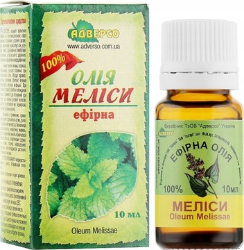 Olejek Melisowy, 100% Naturalny, Adverso, 10ml