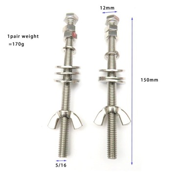 2x барашковые гайки для дайвинга, винт для дайвинга