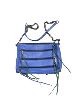 Modrá dámska kabelka s opaskom REBECCA MINKOFF