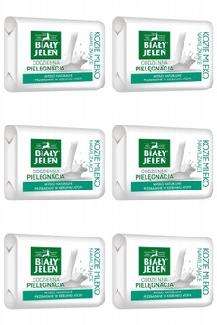 Biały Jelen Natural Soap Goat's Milk 6x100g