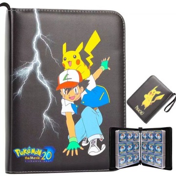 ALBUM segregator na 900 KART POKEMON z uchwytem