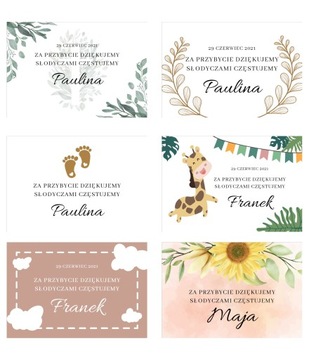 Этикетки, наклейки с названиями для свадебного торта, свадьбы и других случаев, сочетание дизайнов