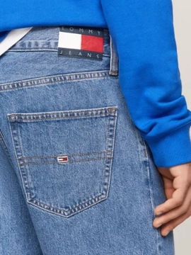 TOMMY HILFIGER ORYGINALNE SZORTY SPODENKI JEANSOWE 33