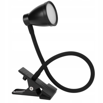 LAMPKA DO CZYTANIA Z KLIPSEM ŚCIEMNIANIE USB