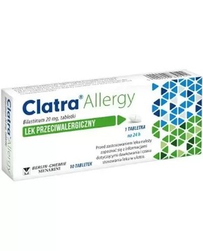 Clatra Allergy 10 tabletek katar sienny