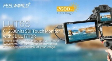 Монитор Feelworld LUT6S 6 дюймов с разрешением 3G-SDI