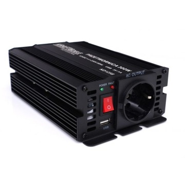 PRZETWORNICA SAMOCHODOWA NAPIĘCIA 12V 230V 300W