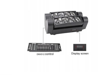 Светодиодный эффект Spider Decor 8x3W RGBW DMX512