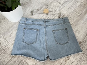 BOOHOO Szorty spodenki JEANS 50 DZIURY