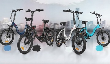 Складной электрический велосипед Samebike 20 дюймов для женщин и мужчин