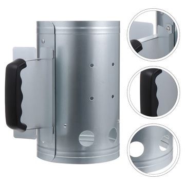 Ведро для улицы с угольным грилем