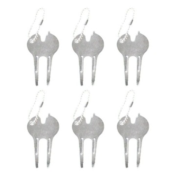 6 инструментов для ремонта гольфа Divot L, портативная вилка для ремонта гольфа 7