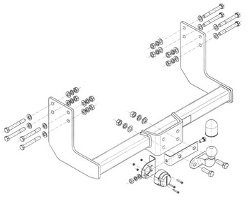 ZAŘÍZENÍ(HÁK) TÁŽNÝ HYUNDAI H350 2015-
