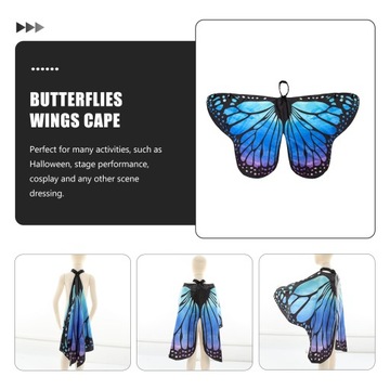 КОСТЮМ БАБОЧКИ КРЕСТ БАБОЧКИ СИНИЕ КРЫЛЬЯ ФЕИ