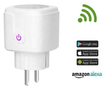 Интеллектуальная розетка Smart Plug WiFi с ваттметром