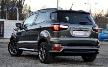 Ford Ecosport II SUV Facelifting 1.0 EcoBoost 125KM 2019 Ford EcoSport ST-line Idealny LED skora ALCANTARA navi. Benzyna 125KM, zdjęcie 18