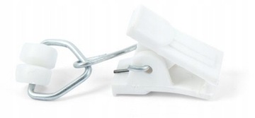 ŻABKI ŻABKA PLASTIKOWA Z ROLKĄ DO SZYNY ALU 100SZT