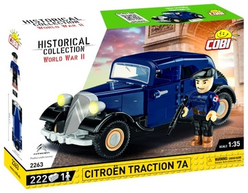 COBI WWII 2263 Francuski CITROEN TRACTION 7A