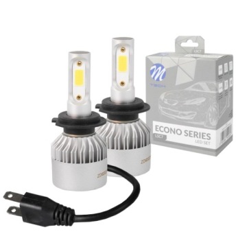 ŻARÓWKA H7 LED RETROFIT ZESTAW 12/24V 6500K 80W