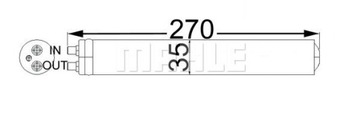 MAHLE AD 64 000S SUŠIČ KLIMATIZACE