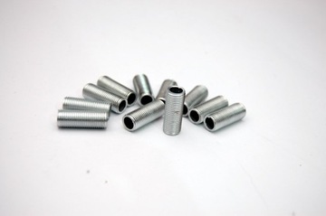 20x Nypel M10x1 rurka 10mm gwintowana lampy żyrandole