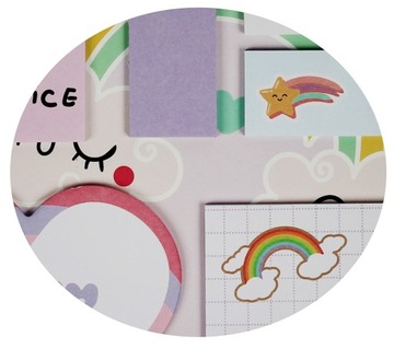 ЦВЕТНЫЕ КЛЕЙКИ ДЛЯ ЗАПИСОК 200 шт.