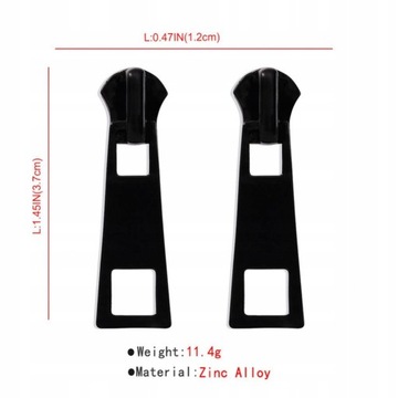 Модные серьги Креативные серьги-гвоздики на молнии