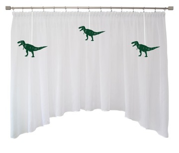 Firana DINOZAURY T-REX zawieszki KOLORY 500x145