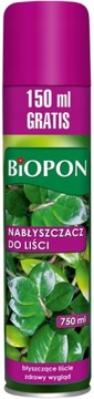 BIOPON Nabłyszczacz do LIŚCI 600ml + 150ml GRATIS