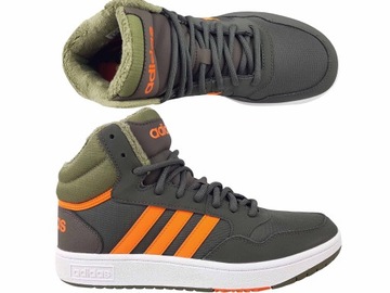 ADIDAS HOOPS MID GW4486 WYSOKIE ZIELONE OCIEPLANE