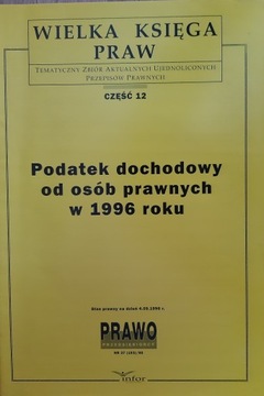 WIELKA KSIĘGA PRAW część 12 PRAWO PRZEDSIĘBIORCY