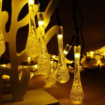 СОЛНЕЧНЫЕ ГИРЛАНДЫ САДОВЫЕ ЛАМПЫ 20x LED XL ICILS