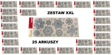 Наклейки на зимнее зимнее Рождество 25шт, набор XXL