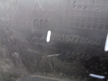MŘÍŽKA NÁRAZNÍKU PRAVÁ OPEL COMBO E 18-