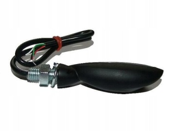 УКАЗАТЕЛИ ПОВОРОТА СВЕТОДИОДНЫЕ МИГАЮЩИЕ ЧЕРНЫЙ МАТОВЫЙ МЕТАЛЛ HOM E9