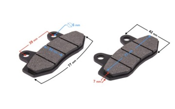 ТОРМОЗНЫЕ КОЛОДКИ МИНИ КРОСС ПИТБАЙК MRF YCF