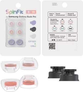 SpinFit CP1025 do Galaxy Buds Pro i Jabra 85T S/SS