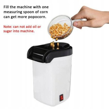 Электрическая стиральная машина для попкорна с горячим воздухом
