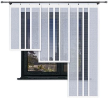 Firana, panel, ekran usztywniany TEMIDA 60x120cm