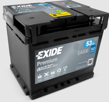 Akumulator EXIDE PREMIUM 53Ah EA530 45Ah 44Ah 50Ah