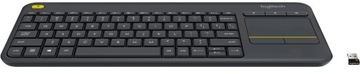 Беспроводная сенсорная клавиатура Logitech K400 Plus Smart TV ПК Компьютер PL