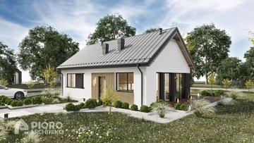 Projekt domu Pióro Architekci-22 Wersja podstawowa