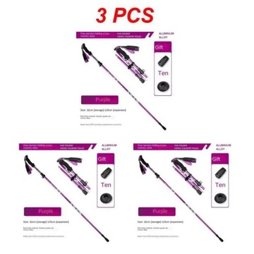 1/2/3PCS kijki trekkingowe szlak kijki trekkingowe turystyczny ultralekki