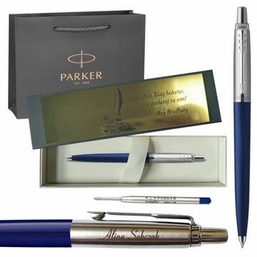 PARKER DŁUGOPIS NA PREZENT JOTTER GRANATOWY GRAWER