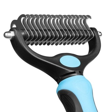 РАСЧЕСКА-ТРИМЕР УДАЛЯЕТ МЕРТВУЮ ВОЛОСУ СОБАКИ