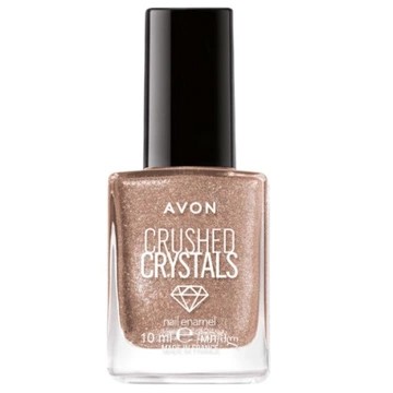 Лак для ногтей AVON Crushed Crystals с эффектом песка 3D SPARKLY FAWN