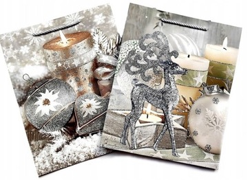 БОЛЬШАЯ РОЖДЕСТВЕНСКАЯ ПОДАРОЧНАЯ СУМКА XXL