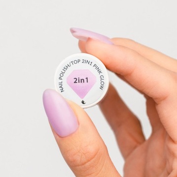 SEMILAC TOP для классических лаков для ногтей PINK GLOW 7ML