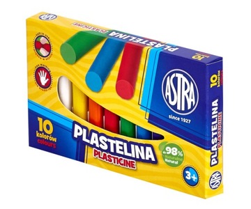 Plastelina ASTRA 10 kolorów